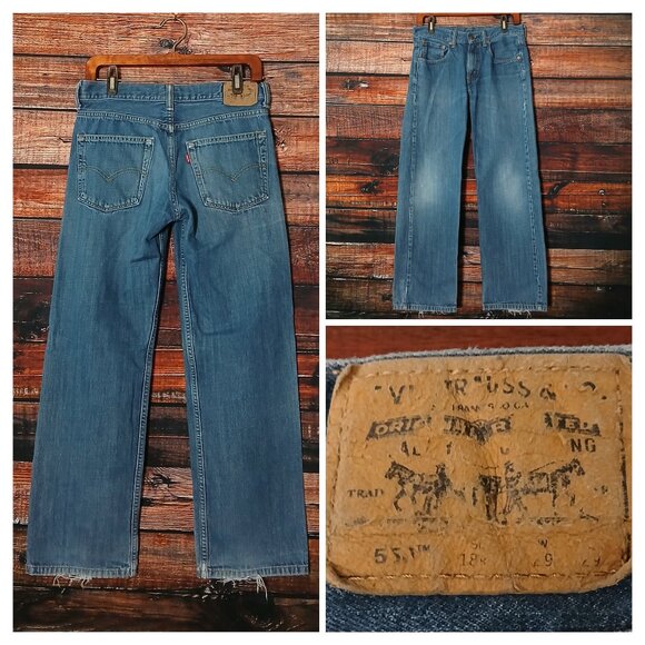 Vintage 80s Levis 550 Jeans Mens 29X29 Relaxed Baggy Blue Denim 100% Cotton - Picture 1 of 11